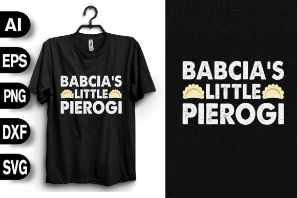 Babcia's Little Pierogi: A Charming T-Shirt Design for Crafters