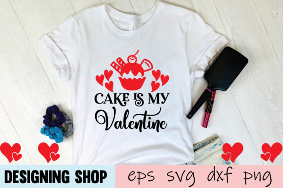 Cake is My Valentine Svg: A Sweet Embroidery Design