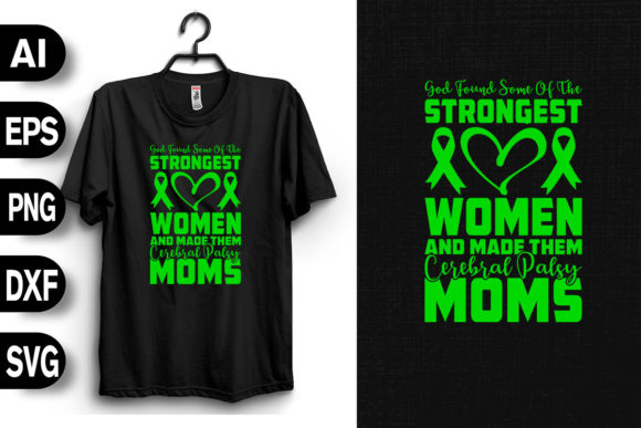 Cerebral Palsy Mom: A Versatile Graphics Asset for T-Shirt Designs