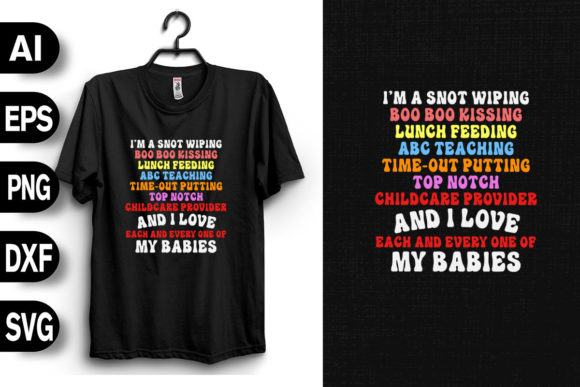Daycare Teacher Graphics: Perfect for T-Shirt Designs