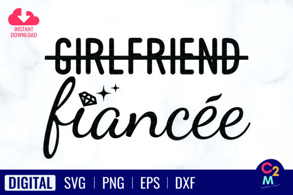 Girlfriend Fiancee SVG: A Versatile T-Shirt Design Graphic