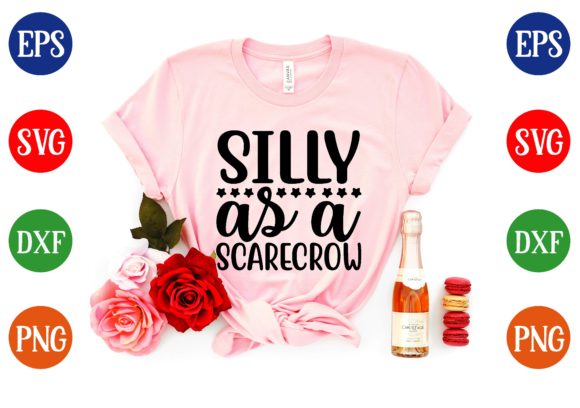 Silly As a Scarecrow: A Versatile Graphics T-Shirt Design