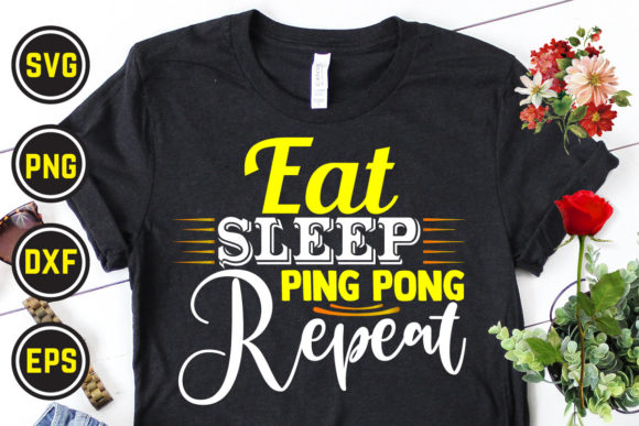 Table Tennis Svg T Shirt Design 22: A Graphics Must-Have