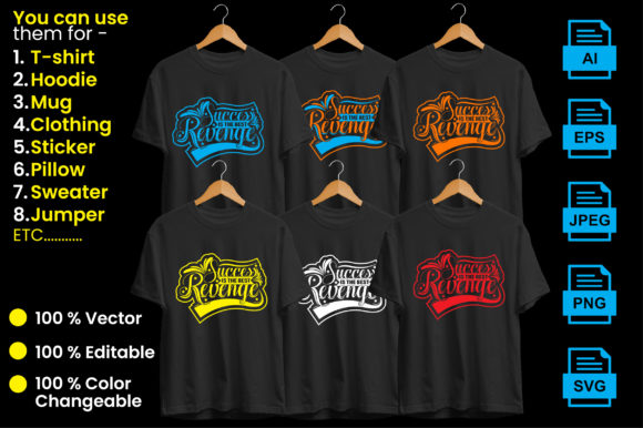 Typography Tshirt Design: A Versatile Graphics Asset for Local Brands