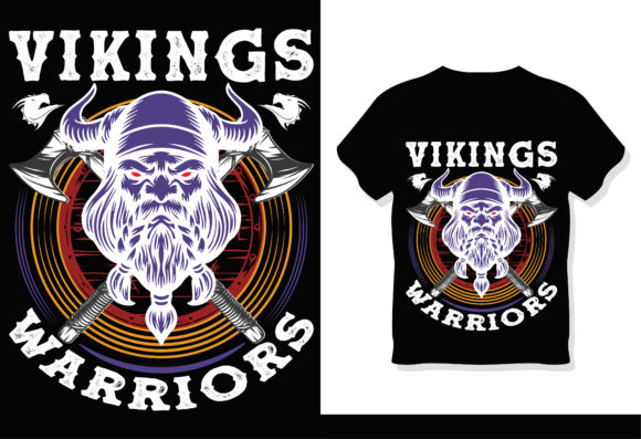 Viking T-Shirt Design: A Versatile Graphics Asset for Crafters